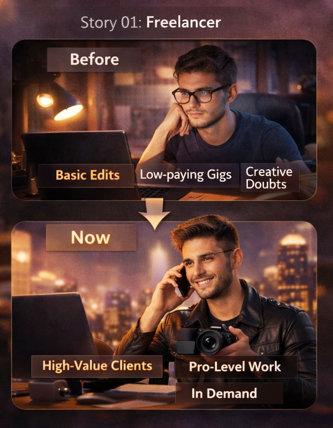 Before creative preview